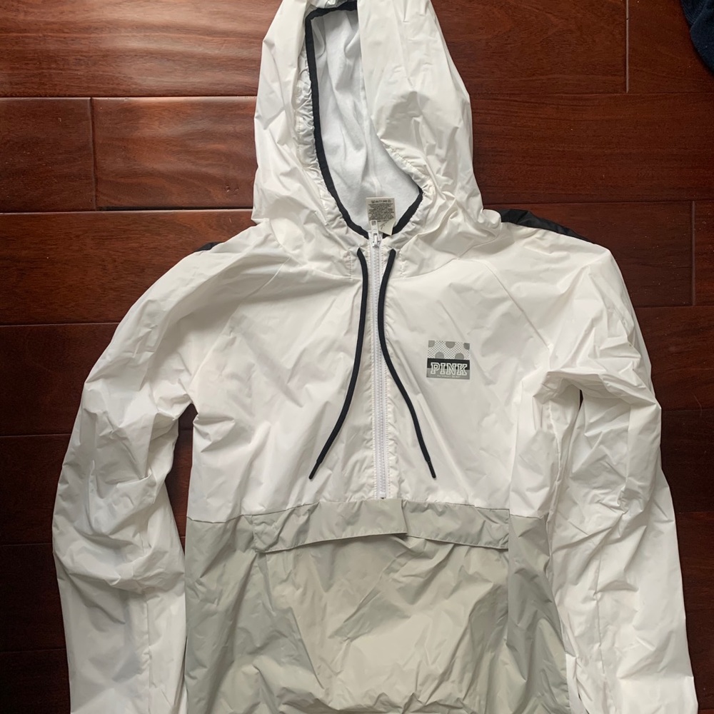 Victoria’s Secret Pink black and white windbreaker